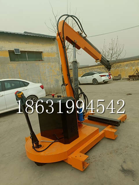 杭锦旗自卸车厢随车吊 自制轮式四不像起重机 四驱平板吊 5吨 贵盛